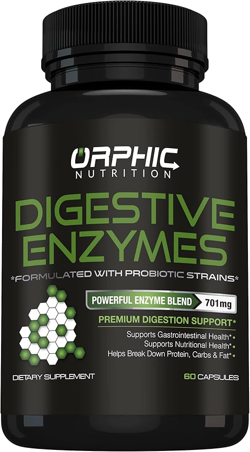 ORPHIC NUTRITION Digestive Enzyme 60 Capsules