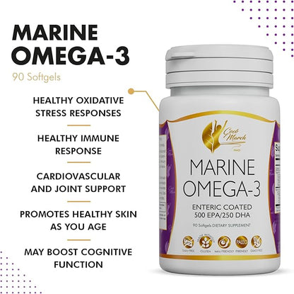 Coco March Marine Omega-3 500 mg 250 mg 3 MONTHS