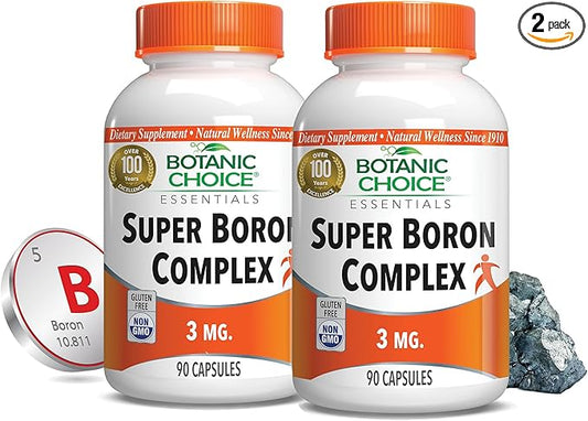 Botanic Choice Super Boron Complex (3mg) 3 Forms 2 Pack