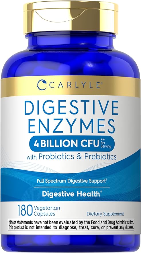 Carlyle Digestive Enzymes 180 Capsules