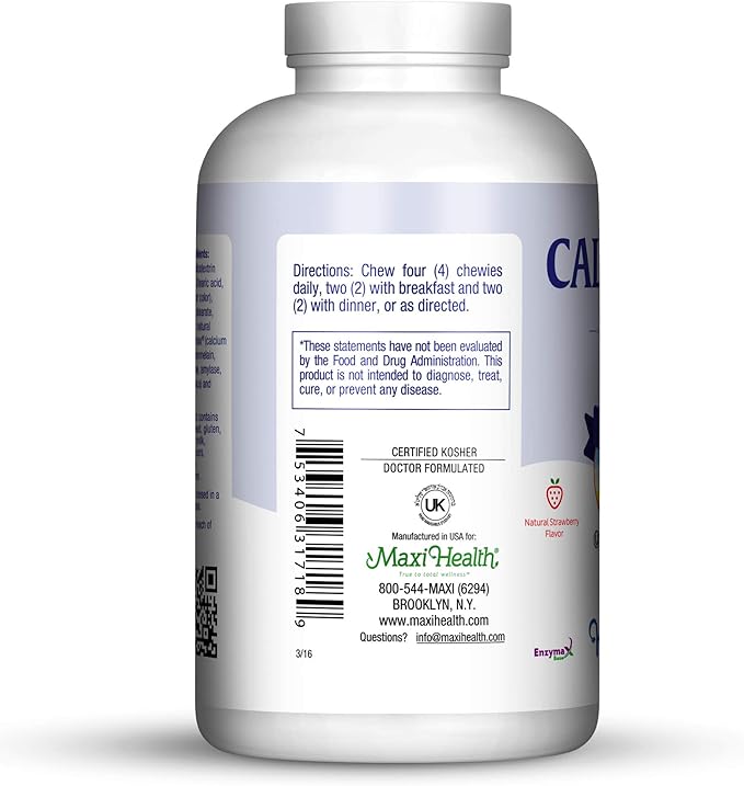 Maxi Health KiddieMax Calcium (180 Count)