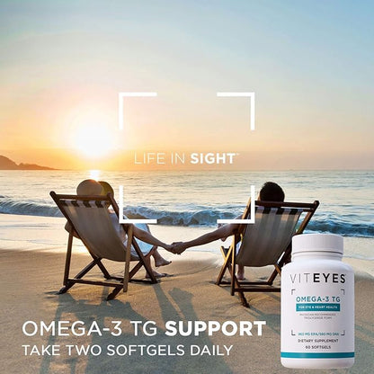 Viteyes Omega-3 TG Eye & Heart 60 Count