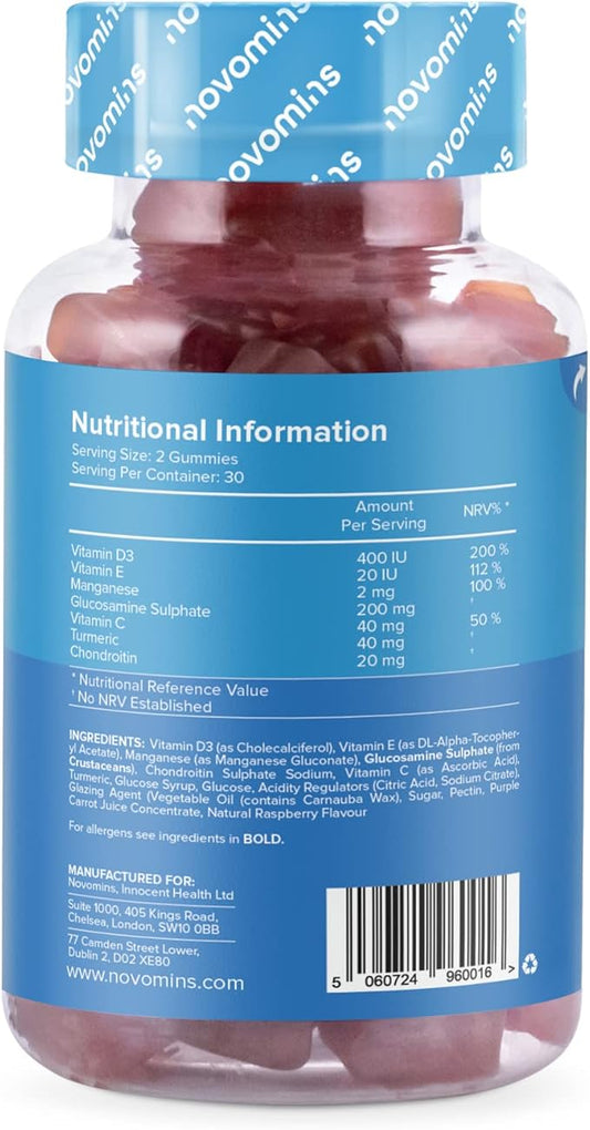 Novomins Joint Gummies – Glucosamine Chondroitin