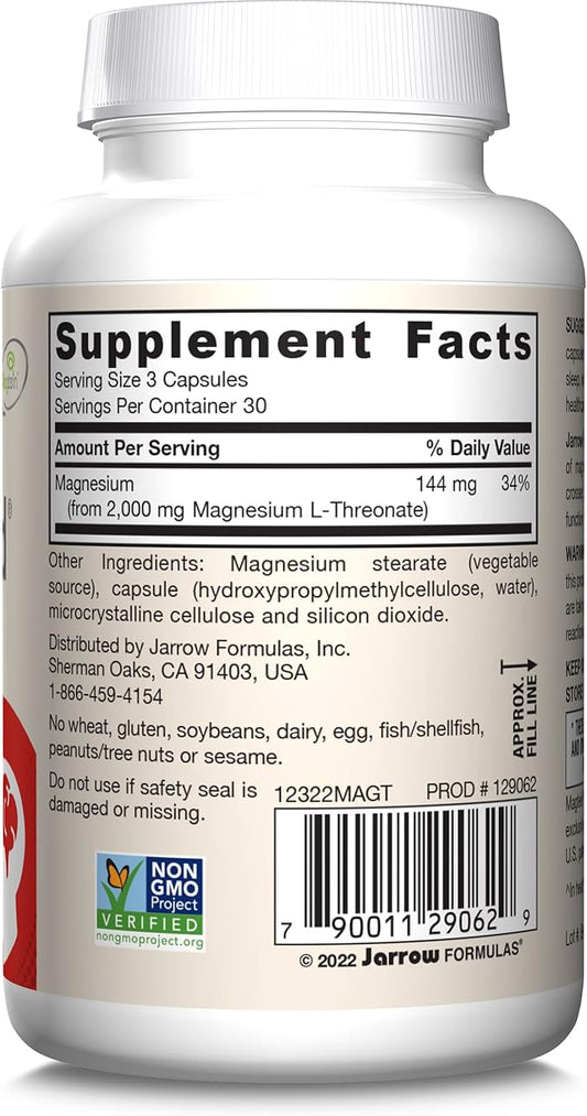 Jarrow Formulas MagMind Brain Health 90 Capsules, 30 Day