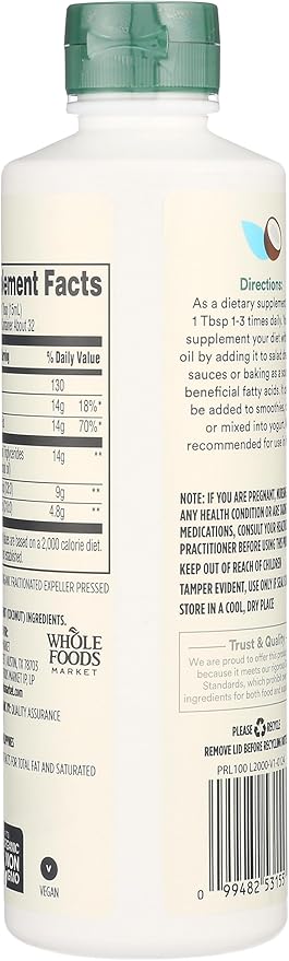 365 By Whole Foods Market, MCT Oil Unflavored, 16 Fl Oz