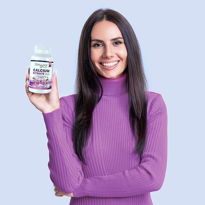 Shiny Leaf Bariatric Calcium Citrate 600 60 Ct D3, Natural (1 Month)