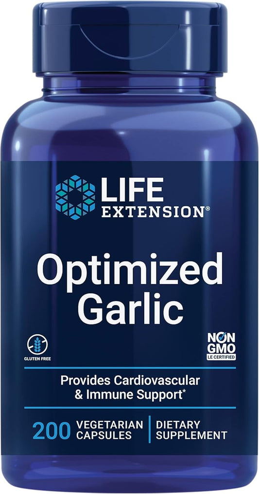 Life Extension Optimized Garlic 1200 mg 200 Capsules