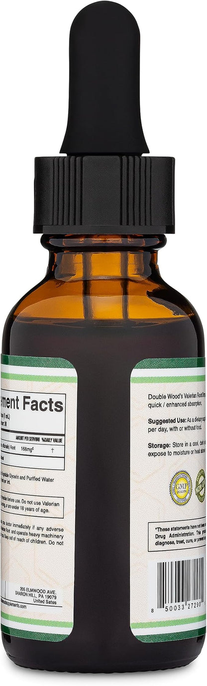 Valerian Root Drops for Sleep 168mg - 1 FL 30 Servings