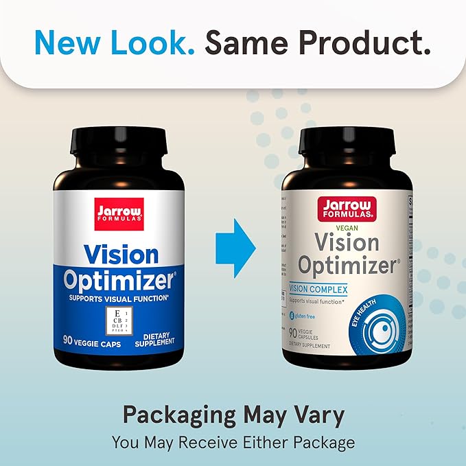 Jarrow Formulas Vision Optimizer, Dietary Supplement, 90 Capsules, 30 Day