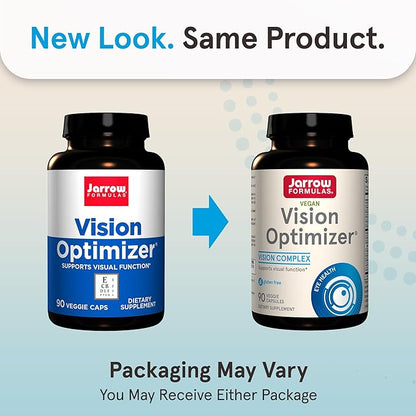 Jarrow Formulas Vision Optimizer, Dietary Supplement, 90 Capsules, 30 Day