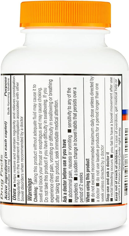 Fiber Therapy Methylcellulose 500mg,100ct (Pack of 1)