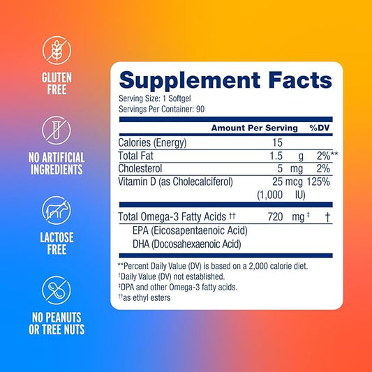 Oceanblue Essentials Everyday Omega – 90ct D3 – 3 Month