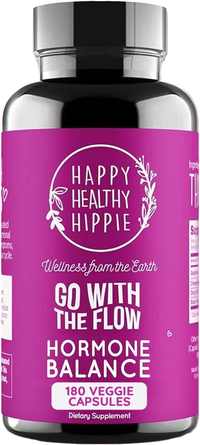 PMS Support Supplement for Women 180 Ct - Hormonal Balance for Women | Menopause & Perimenopause Supplements Women | Bloating Relief for Women, Menstrual Cramp Relief, PMDD | Vegan, Non-GMO