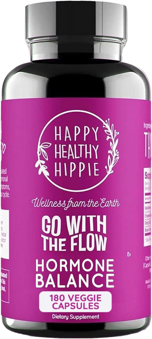 PMS Support Supplement for Women 180 Ct - Hormonal Balance for Women | Menopause & Perimenopause Supplements Women | Bloating Relief for Women, Menstrual Cramp Relief, PMDD | Vegan, Non-GMO