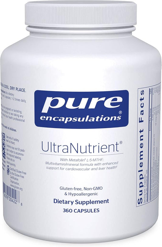 Pure Encapsulations UltraNutrient CoQ10 & 360 Capsules