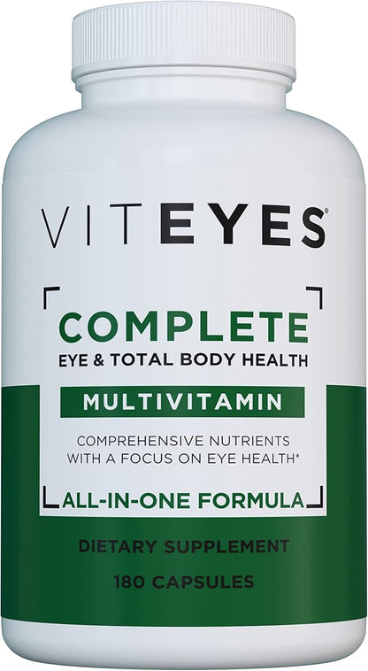 Viteyes Complete Eye & Total Body 180 Capsules,