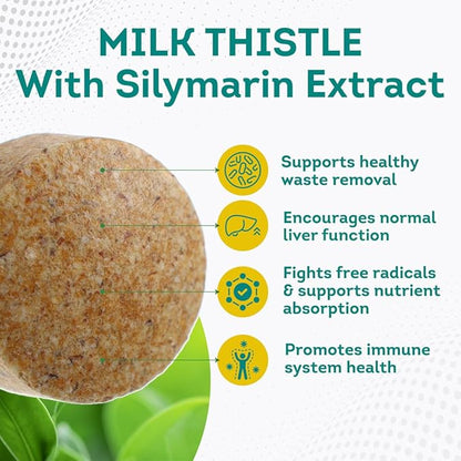 PurePremium Milk Thistle Supplement with Silymarin Extract 450MG Complex 4 Months 120 Tablets