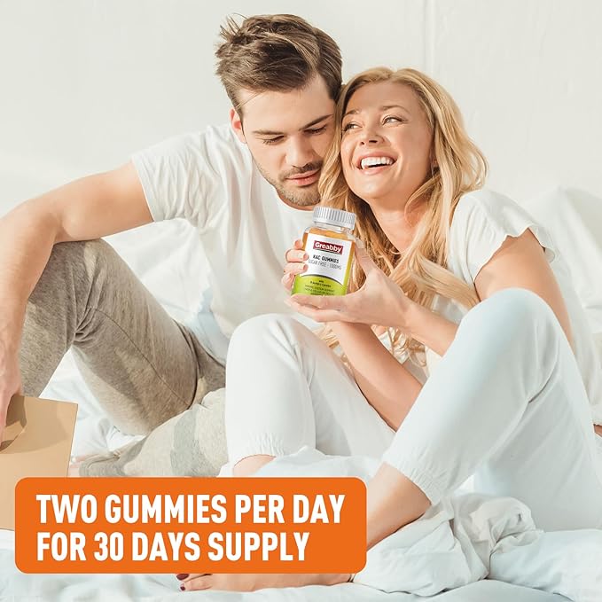 NAC Gummies Sugar Free, N Acetyl 1000mg for Flavor,60ct