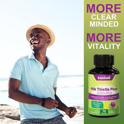 Milk Thistle Extract 380 mg, 80% 140 Veggie