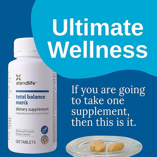 Xtendlife Total Balance Men's Standard Dietary Supplement, 30 Day Supply (120 Count)