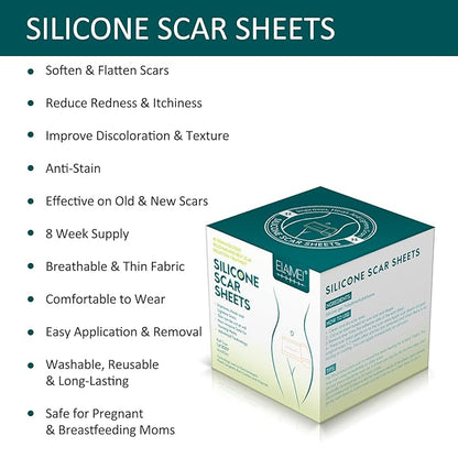 Silicone Scar Sheets (1.6” x 120” Roll-3M), Silicone