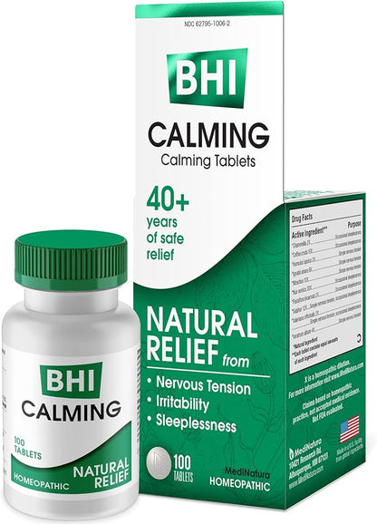 BHI Calming Stress Relief Blend 10 100 Tablets