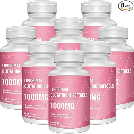 Liposomal Glutathione Softgels 1500MG, Reduced Glutathione 480 Softgels