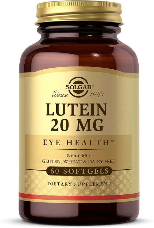 Solgar Lutein 20 mg, 60 Softgels 60 Servings