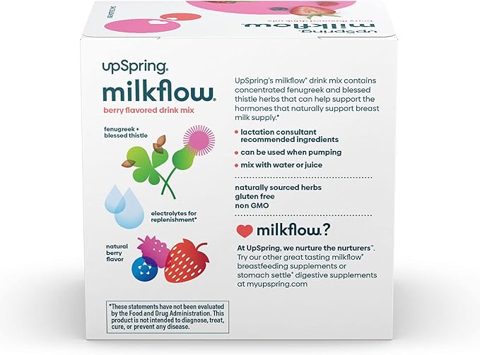 UpSpring Milkflow Electrolyte Breastfeeding Supplement Drink 16 Drink