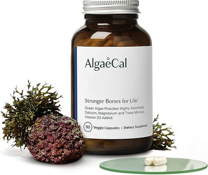 ALGAECAL - Plant Based Calcium Supplement D3 (1000 (1000 IU) 13 Minerals 90 Veggie 3 Month