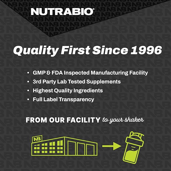 NutraBio HMB 1000mg- 120 Capsules