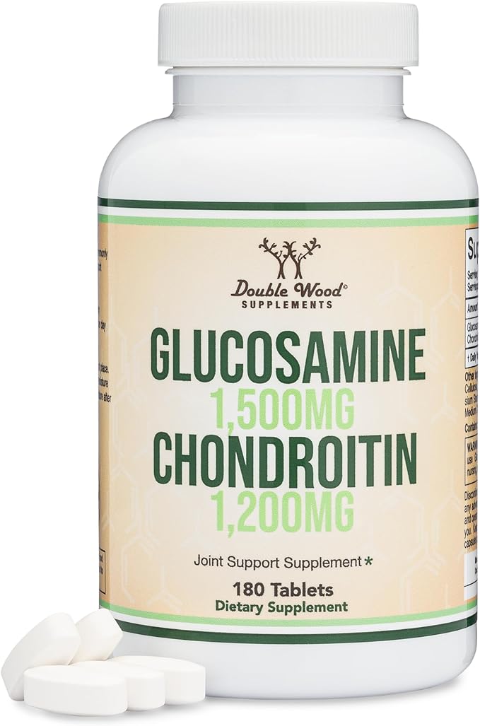Glucosamine Chondroitin Triple Strength (1,500mg Glucosamine 1,200mg Chondroitin) 180 Tablets,