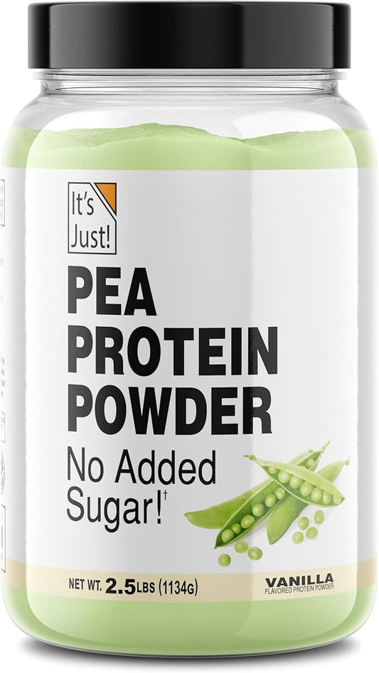 It's Just! Pea Protein Isolate, Plant (2.5 Pound 1), Vanilla)