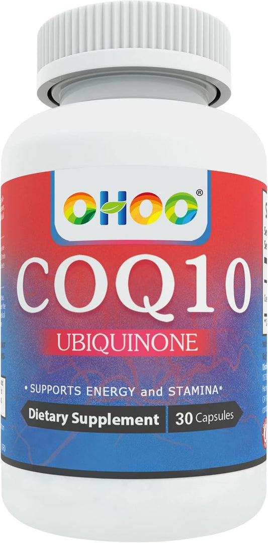 200mg CoQ10, Coenzyme Q10 Support Supplement,30 Capsules
