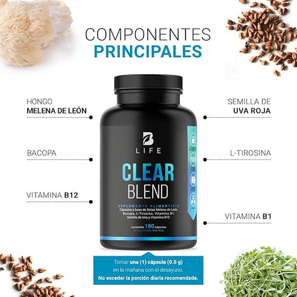 Clarity Complex with Natural Ingredients: Thiamin B1, Ashwagandha, 240 caps