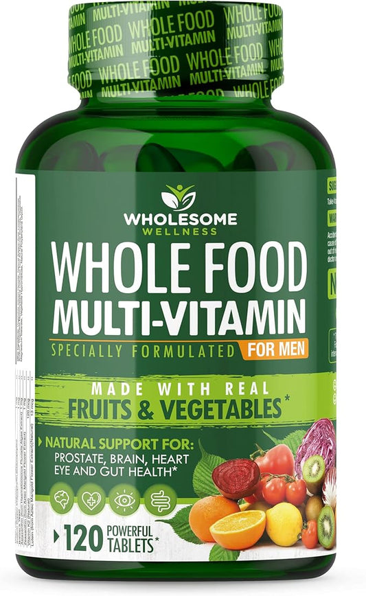 Whole Food Multivitamin for Men 120 Tablets