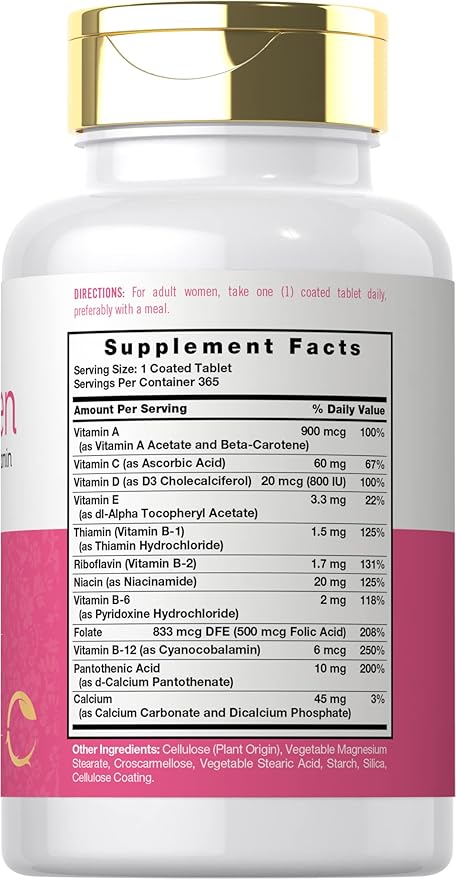 Carlyle Women's Multivitamin 365 Tablets