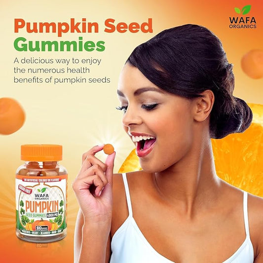 Sugar-Free Pumpkin Seed Oil Gummies 4000 mg - Prostate & Bladder Control Gummies Supplement, Non-GMO, No Artificial Ingredients, Hair Growth & Heart Support, Vegan Extract for Men & Women - 60 Count