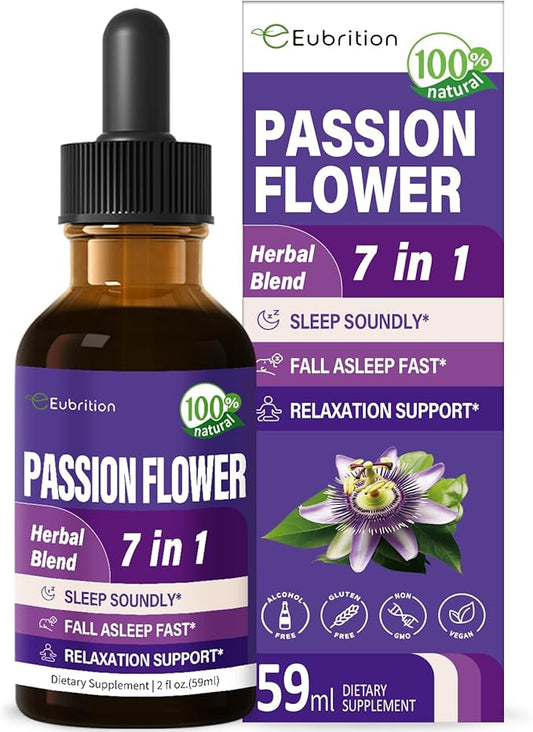 Passion Flower Liquid Drops for Sleep Supplement.2oz