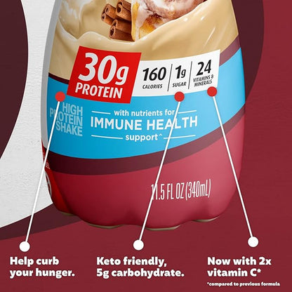 Premier Protein Shake, 30g Protein, 1g Sugar,24 Vitamins&Minerals Roll,11.5 fl 12
