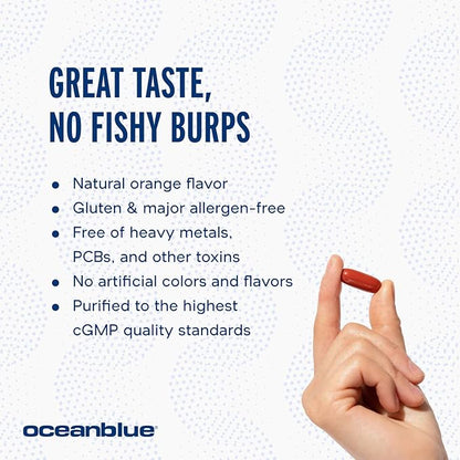 Oceanblue Professional Omega-3 2100 with Turmeric 60 Count 20 Servings