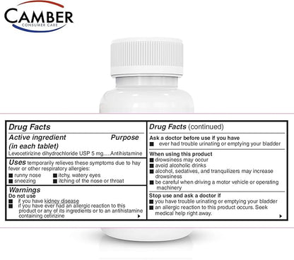 Camber Consumer Care Levocetirizine Dihydrochloride 5mg (80 Count)