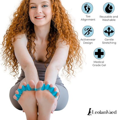 (4 Pieces) Reusable Toe Separators &