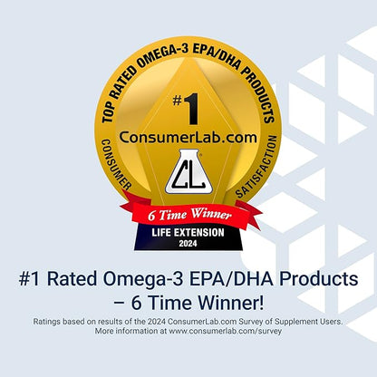 Life Extension Super Omega-3 EPA/DHA Fish 240 Softgels