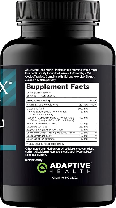 Nugenix Total-T Ultimate - Advanced Free and Total Testosterone Booster for Men - 120 Tablets
