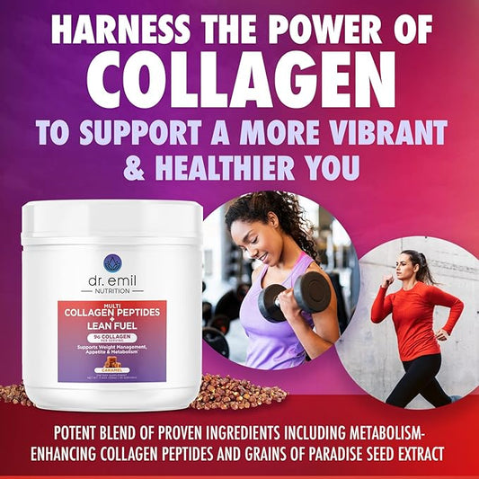 DR. EMIL NUTRITION Collagen Peptides Powder 9g Protein