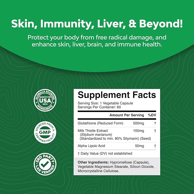 Glutathione Amino Acid Nutritional Supplement