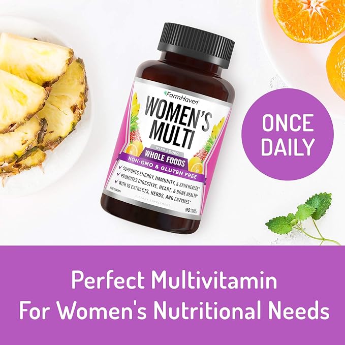 FarmHaven Multivitamin for Women D3, Folate, 2_180 Capsules