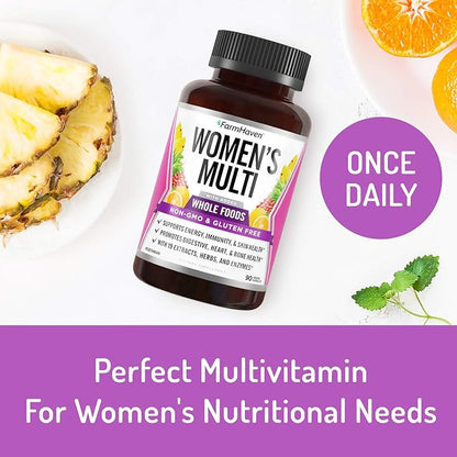 FarmHaven Multivitamin for Women D3, Folate, 2_180 Capsules