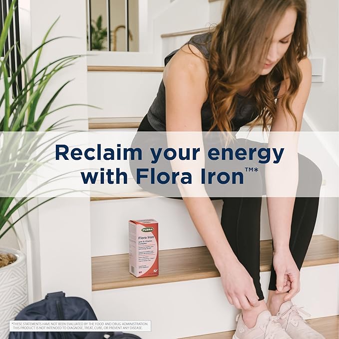 Flora Iron with B-Vitamin Complex 15-oz. Glass